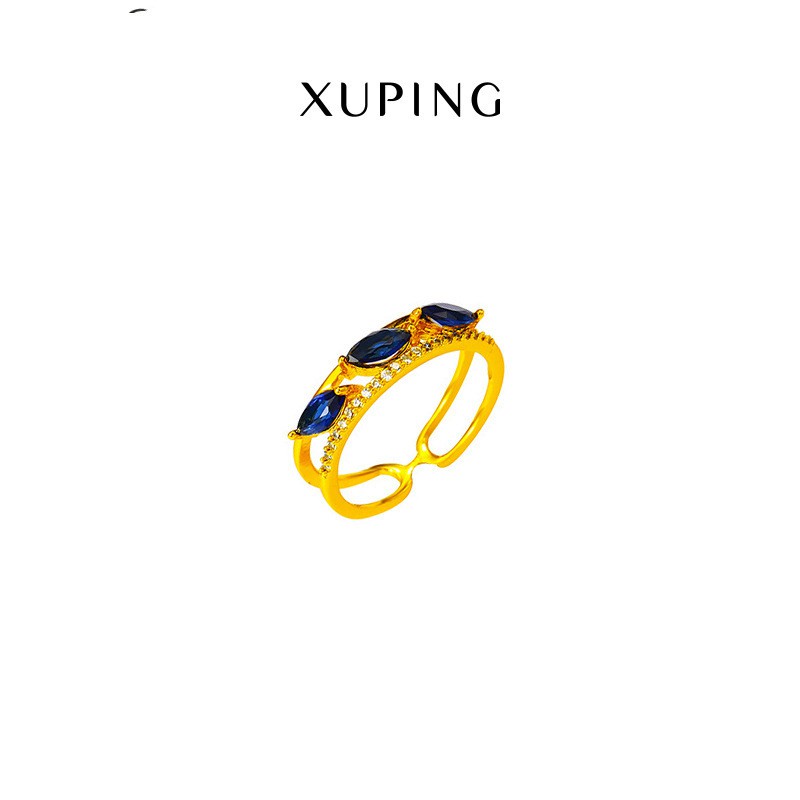 Nhẫn Nữ Mạ Vàng 24K, Đính Đá Nhã Nhẹn, Hàng Xuping - XPN04