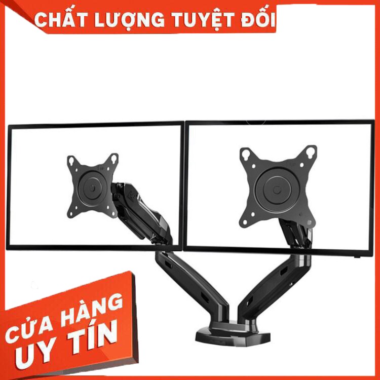 [Giá KM]  Giá treo / giá đỡ màn hình kép NB F160 17-27 inch - hàng chất lượng, giá tốt nhất TQ