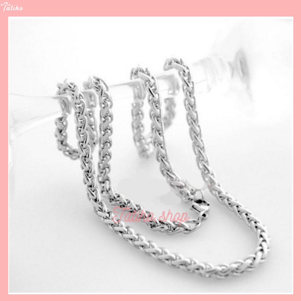 [Hàng Xịn, Giá Tốt] Vòng Cổ, Dây Chuyền Làm Aó Thép Titan Không Gỉ Sang Trọng Phong Cách Châu Âu &amp; Mỹ  - Mã CD001