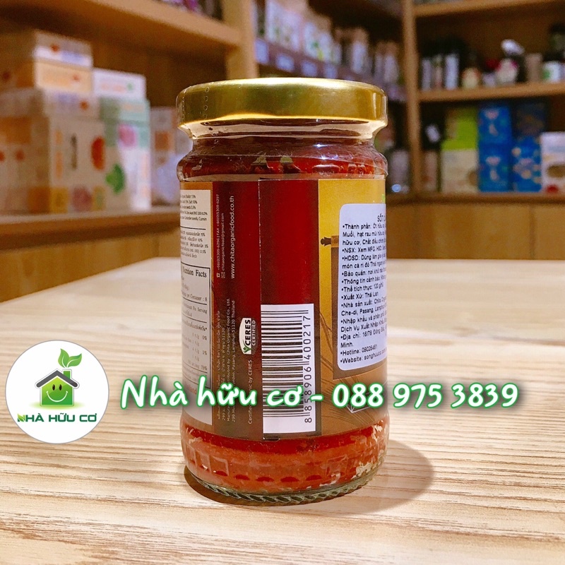 Sốt cà ri đỏ hữu cơ Lumlum 120g - Organic Red Curry - Hsd: 3/10/2023 - Nhà Hữu Cơ