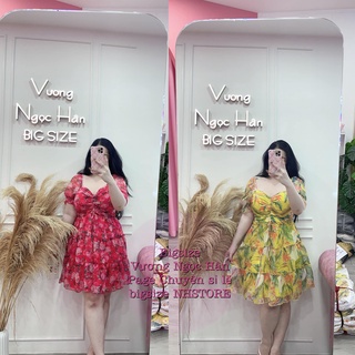Đầm hoa baby doll bigsize