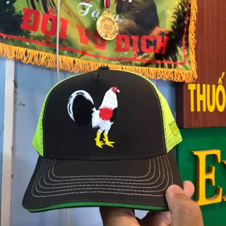 Nón nhập philippin , hình thêu con gà đẹp xuất sắc