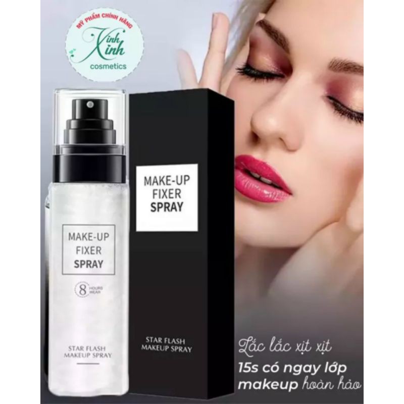 Xịt khóa chống trôi lem make up.