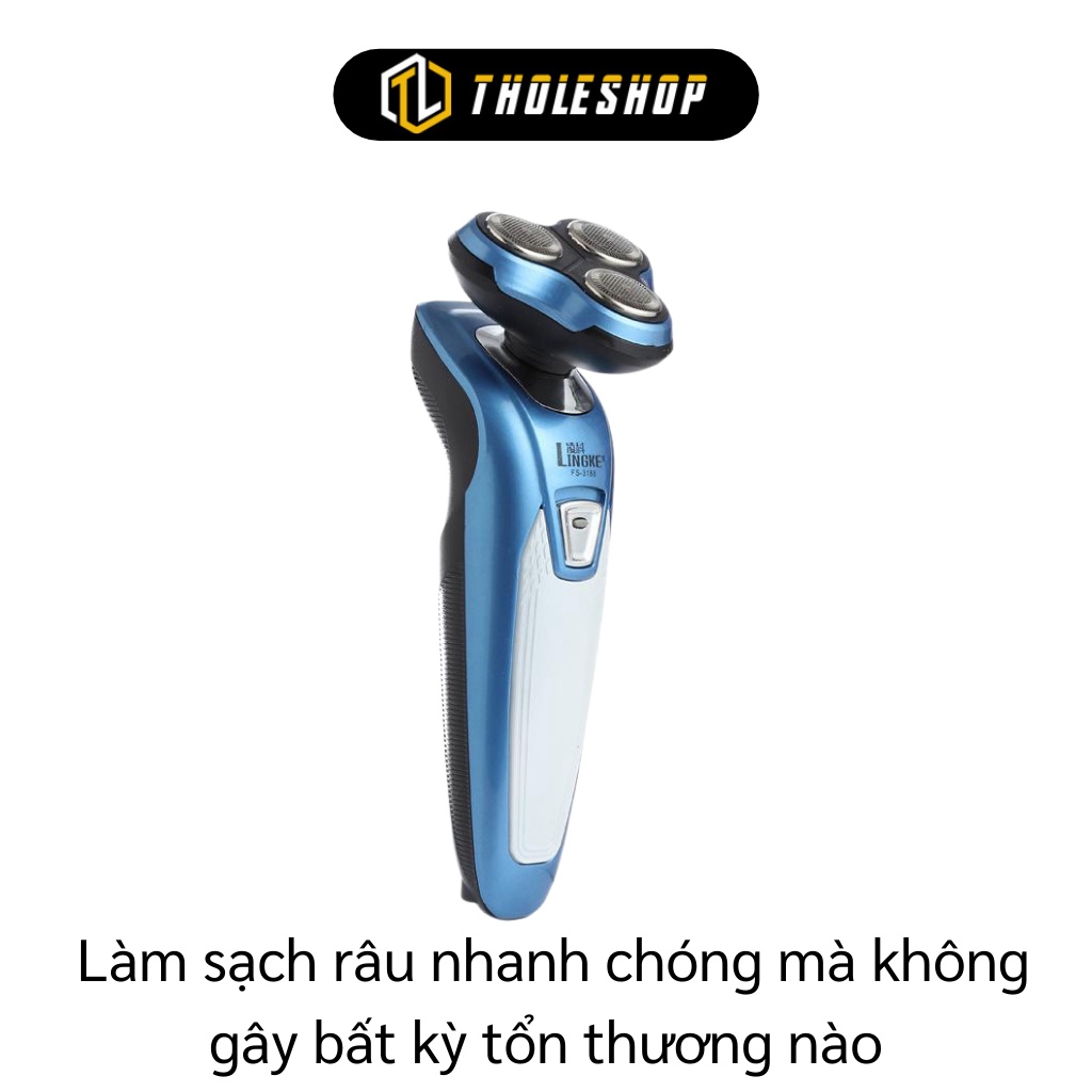 Máy Cạo Râu - Máy Làm Sạch Râu Dao Lưỡi Kép, Tỉa Lông Mũi, Cắt Tóc An Toàn 6082