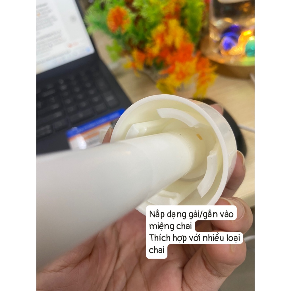 Vòi bơm đa năng dùng cho nhiều loại chai cổ tròn trong nhà bếp và pha chế bằng nhựa kích thước lớn