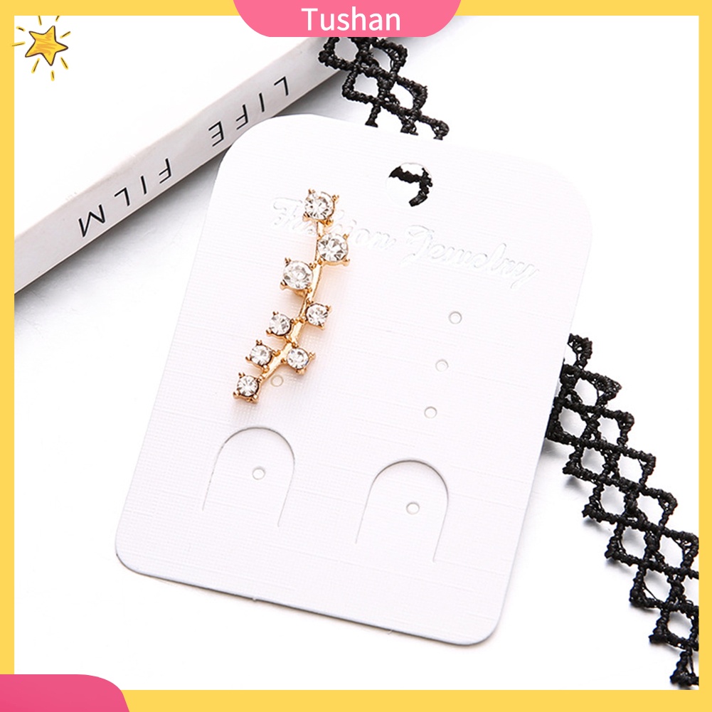 Bông tai đính đá lung linh xinh xắn hợp thời trang cho nữ