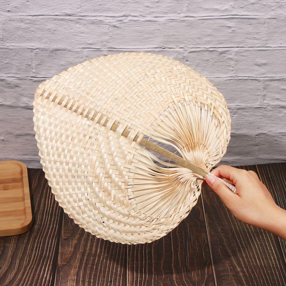 Quạt Tre Tự Nhiên Handmade Treo Tường Trang Trí Mùa Hè