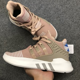 Giày Eqt màu hồng - Tặng tất và móc khóa sneaker