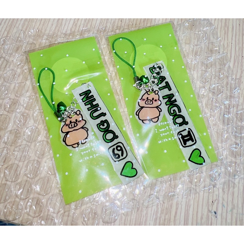 Móc khóa tên/ keychain làm theo yêu cầu _ GREENP HOUSE
