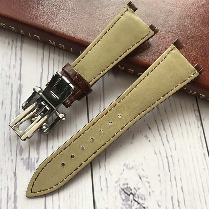 Dây Đeo Tay Bằng Da Thay Thế Cho Đồng Hồ Patek Philippe 5712G 5711 Mark 13 25mm
