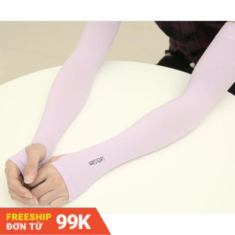 [Giảm 50%]  [Giá Sỉ] Găng tay chống nắng xỏ ngón Let's Slim