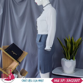 [Hàng mới] Áo sơ mi công sở cổ bèo