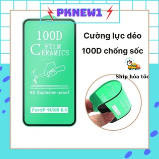 Kính cường lực dẻo 100d full màn hình iphone6 đến iphone12 promax