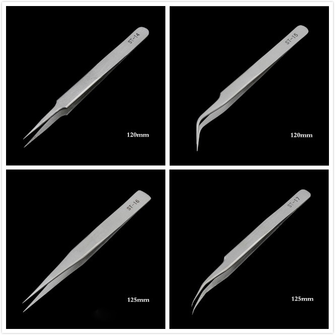 Nhíp hỗ trợ gắn lông mi giả bằng thép không gỉ chất lượng cao Nhíp Sevich Hỗ Trợ Nối Lông Mi Bằng Thép Không Gỉ