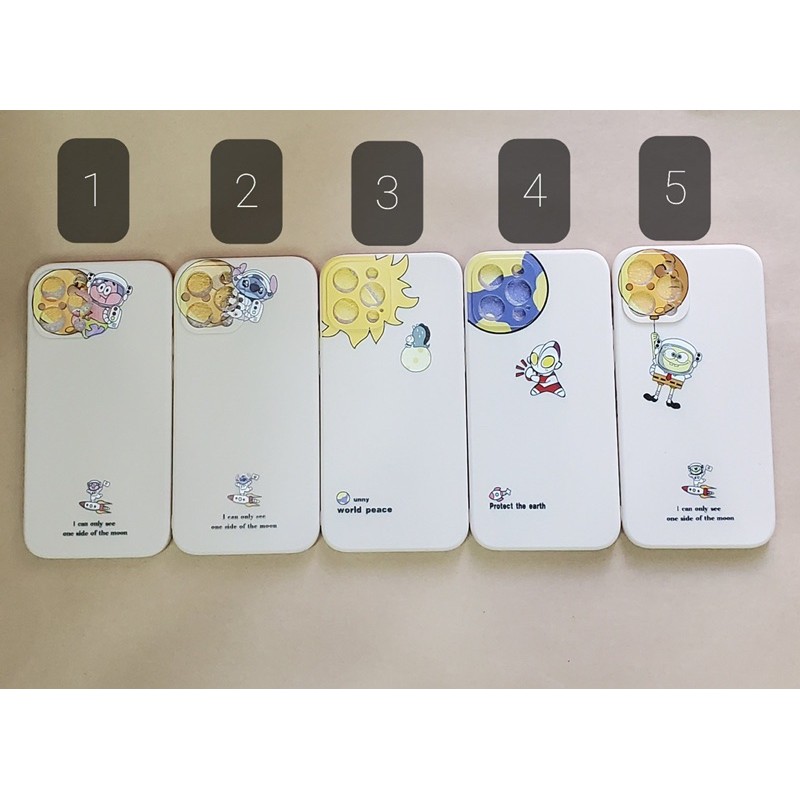 Ốp Iphone 11 12 Pro 12pro Max 12mini 7Plus 8plus X Xs Max Cute Giải cứu trái đất in 3D 4 góc silicon bảo vệ camera
