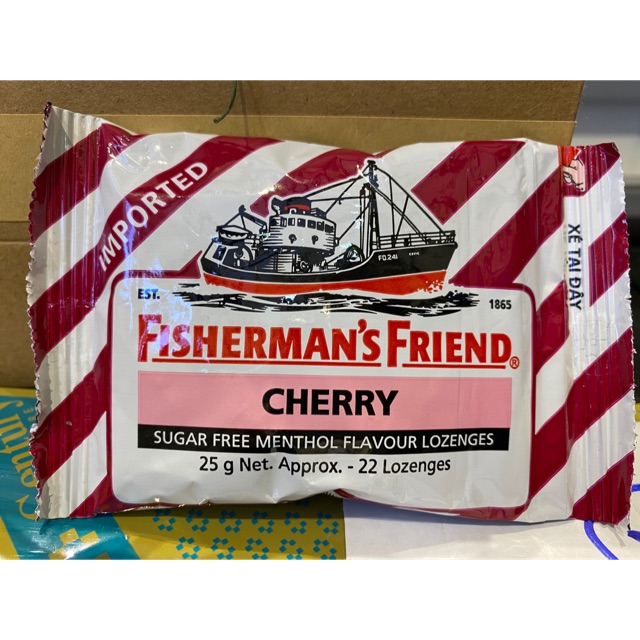 Kẹo Cay Con Tàu Không Đường Vị Cherry FISHERMAN’s FRIEND 25g - 0907839