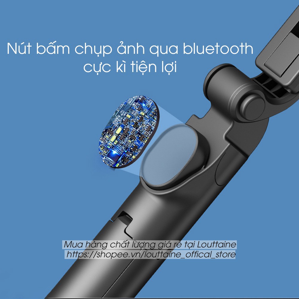 Gậy chụp ảnh XT-02, gậy tự sướng có bluetooth 3 chân đa năng,selfie , chụp hình, giá đỡ điện thoại, livestream | BigBuy360 - bigbuy360.vn