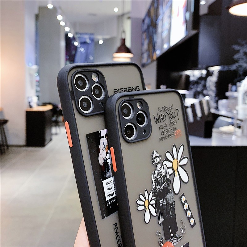 Ốp Lưng Nhám Chống Sock, Va Đập Bảo Vệ Camera Peaceminusone - G011
