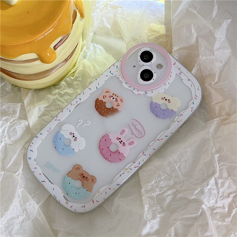 Ốp lưng iphone ốp Điện Thoại Hình Bánh Donut Chống Sốc Cho iPhone 14 13 12 11 PROMAX XS XR XSMAX SE2020 6 7 8PLUS