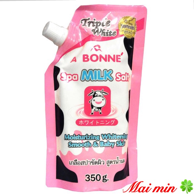 Muối tắm bò tẩy tế bào chết Abonne 350gr