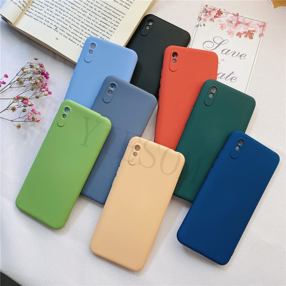 Ốp Lưng Silicone Hình Ống Kính Camera Thời Trang Cho Xiaomi Redmi 9a Redmi 9 A