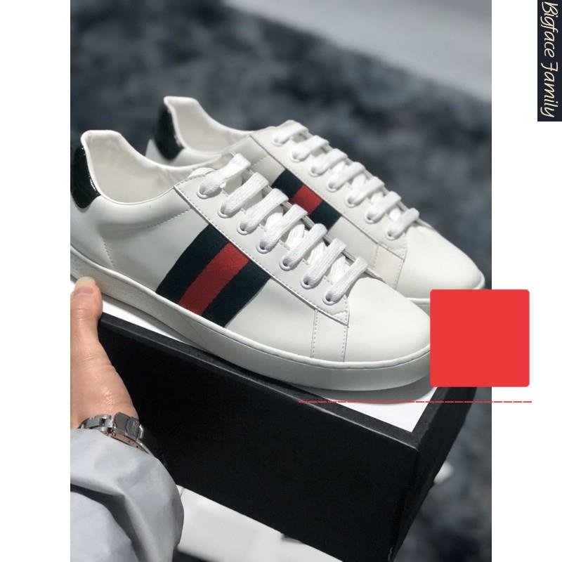 giày cao cấp trơn ace gót vân da lacoste ctshop2019