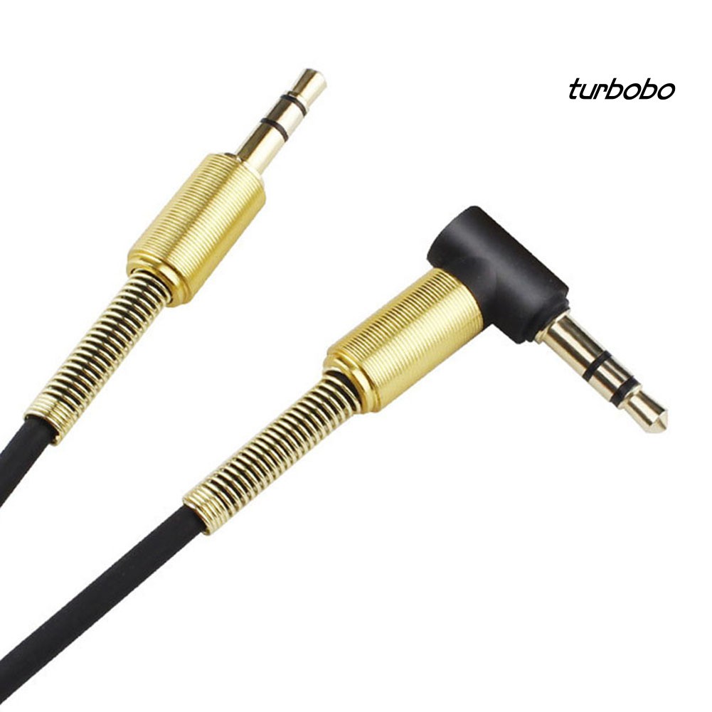 Dây Cáp Âm Thanh Lò Xo 3.5mm Cho Loa Xe Hơi / Điện Thoại