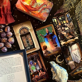 Bộ bài Wizards Tarot Kit by Barbara Moore