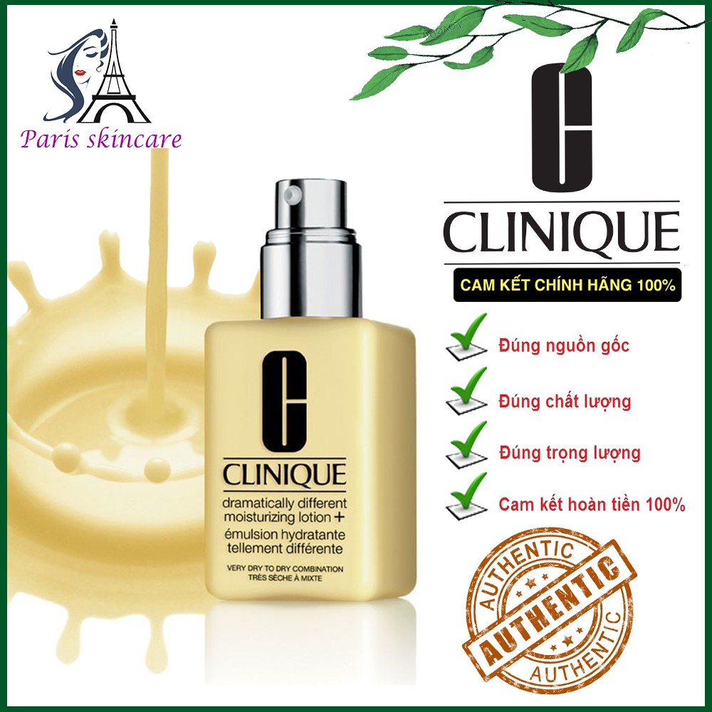 [ shop mới ưu đãi ] Kem gel dưỡng ẩm Clinique Dramatically 125ml. tăng cường độ ẩm tức thời, cấp nước