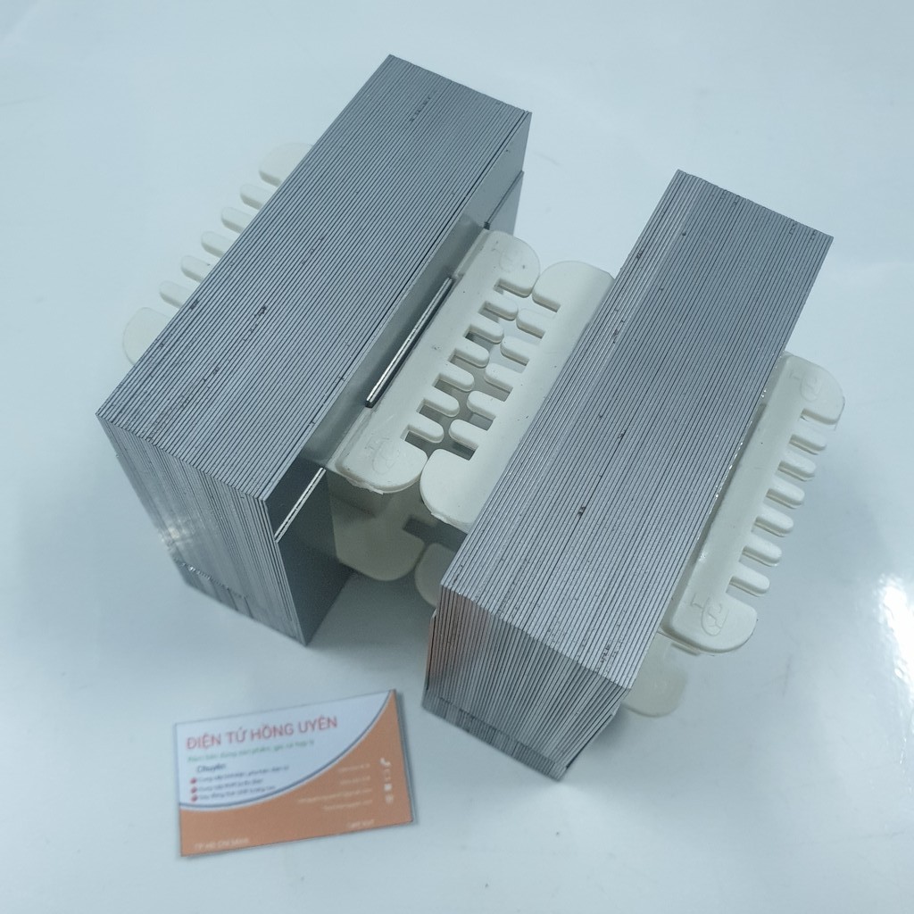 Phe biến áp 25x25 (giá 1 bộ / 2 bộ). Phe quấn biến áp cơ 2 vế, biến áp mỏ hàn xung. Fe biến áp vuông EI có cả khuôn nhựa