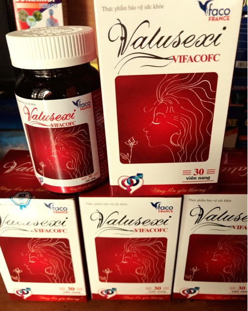 Viên uống VALUSEXI - Hết khô hạn,Tăng sinh lý, cân bằng nội tiết tố nữ! lọ 30 viên) | Thế Giới Skin Care