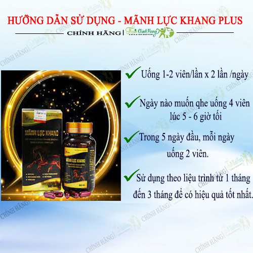 Mãnh Lực Khang- viên uống tăng cường sinh lý nam giới hộp 60 viên | BigBuy360 - bigbuy360.vn
