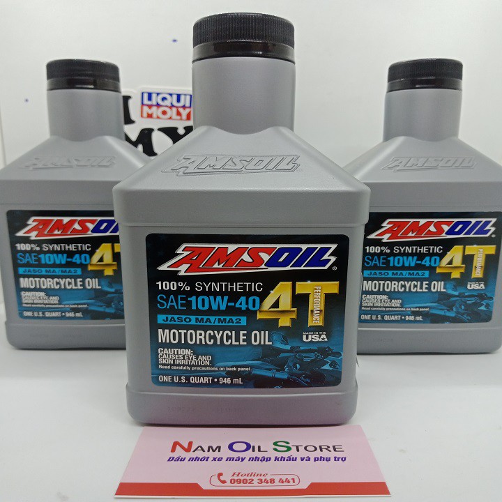 Amsoil 4T 10w-40 Performance – nhớt chuyên dụng dành cho xe máy