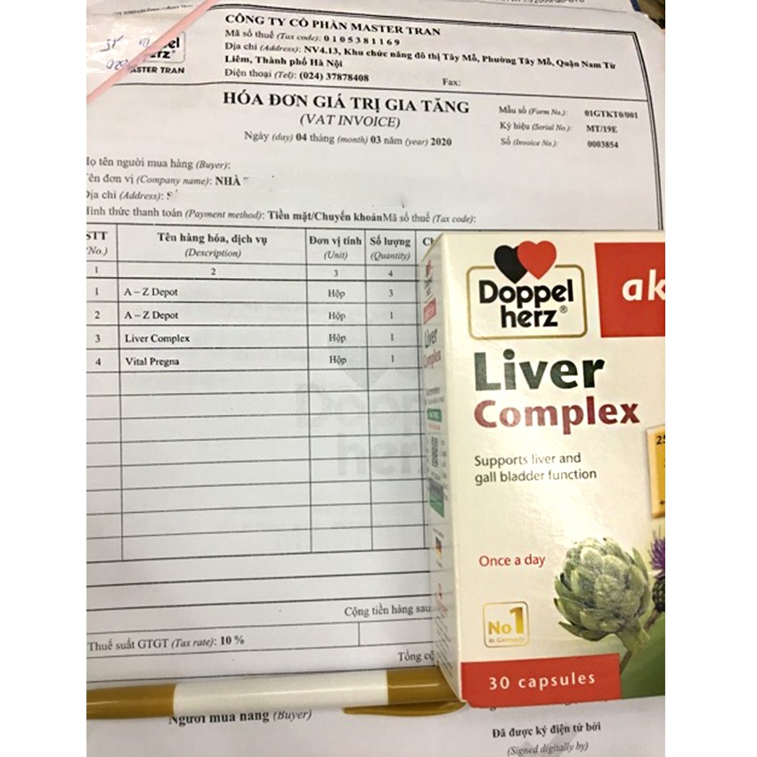 Doppel Herz Aktiv Liver Complex - Hỗ Trợ Tăng Cường Chức Năng Gan - cvspharmacy