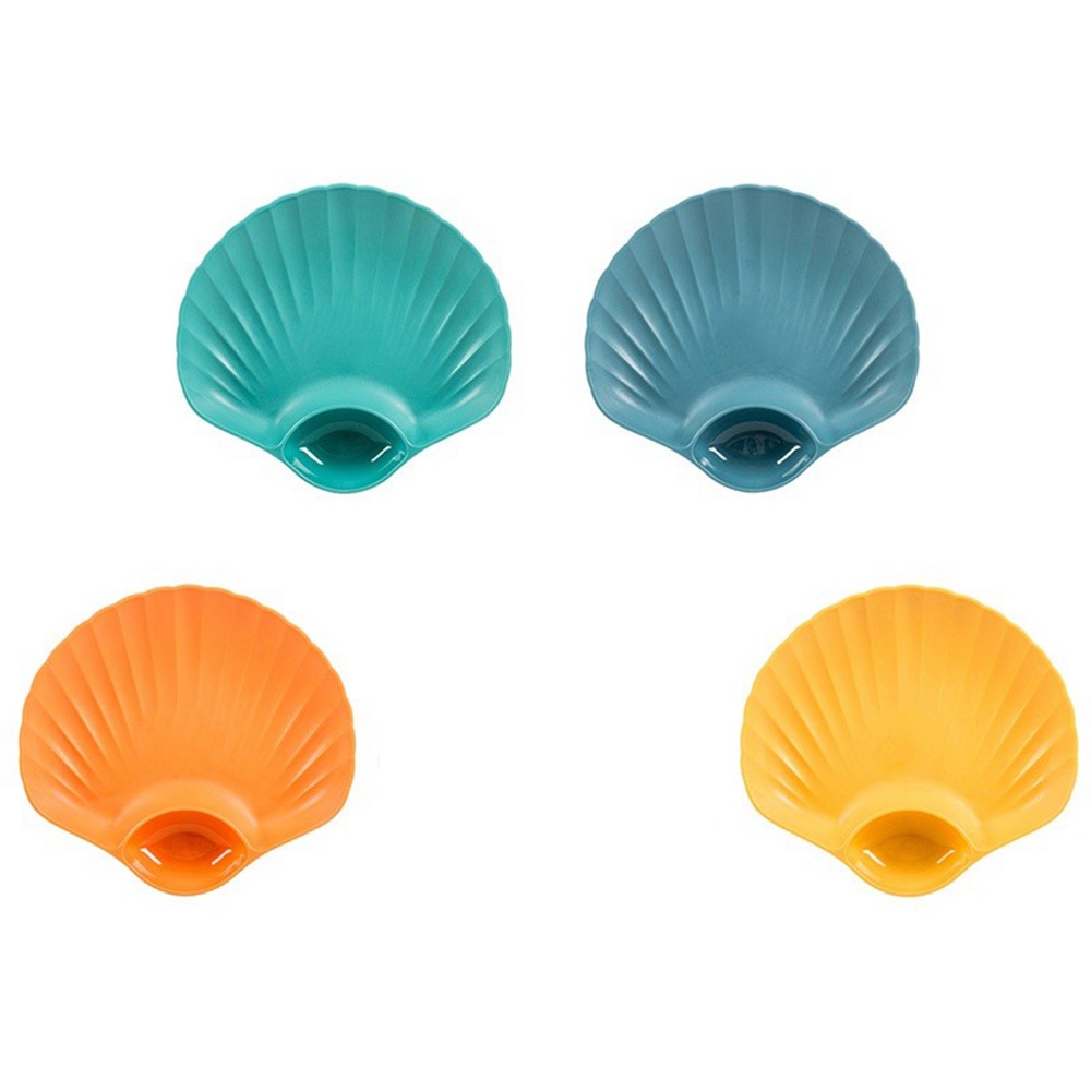 Đĩa Nhựa Hình Vỏ Sò Đựng Khoai Tây Chiên/Trái Cây/Thức Ăn Nóng Kiểu Pháp Cho Nhà Ở/Văn Phòng