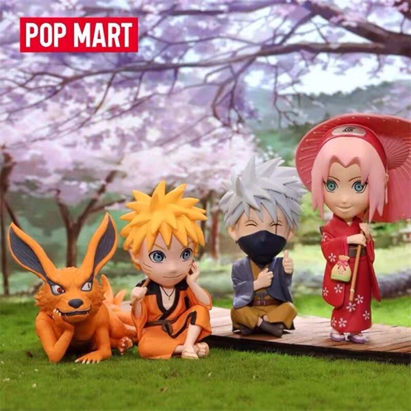★Hgtoys★  Búp Bê POPMART NARUTO Series Trang Trí Thời Thượng Quà Tặng