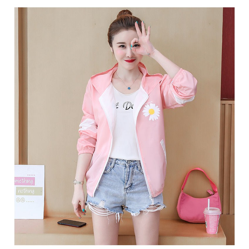 ÁO GIÓ NỮ IN HOA CÚC CAO CẤP RẺ NHẤT, CHỐNG GIÓ, CHỐNG NƯỚC, MẪU MỚI, HOT TREND NHIỀU MÀU TRẺ-ĐẸP | BigBuy360 - bigbuy360.vn