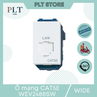 Ổ cắm mạng cat5e panasonic wev2488sw dòng wide series