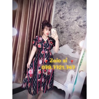 [Shop bigsize nữ] Đầm dài đi tiệc 55-75kg (2 size: XL/ XXL)