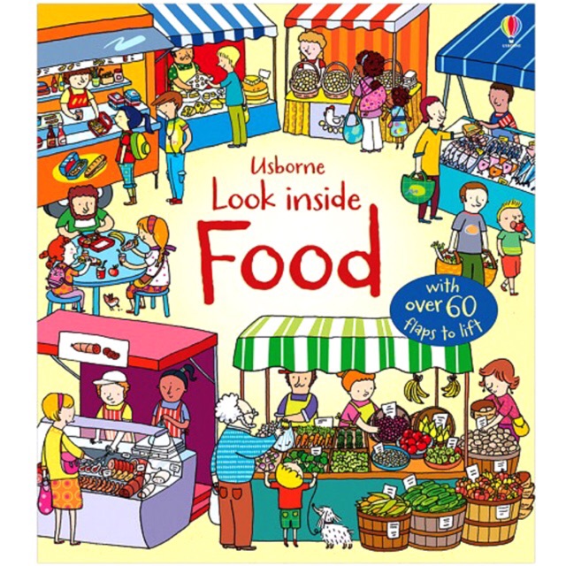 Sách Usborne - Look Inside Food