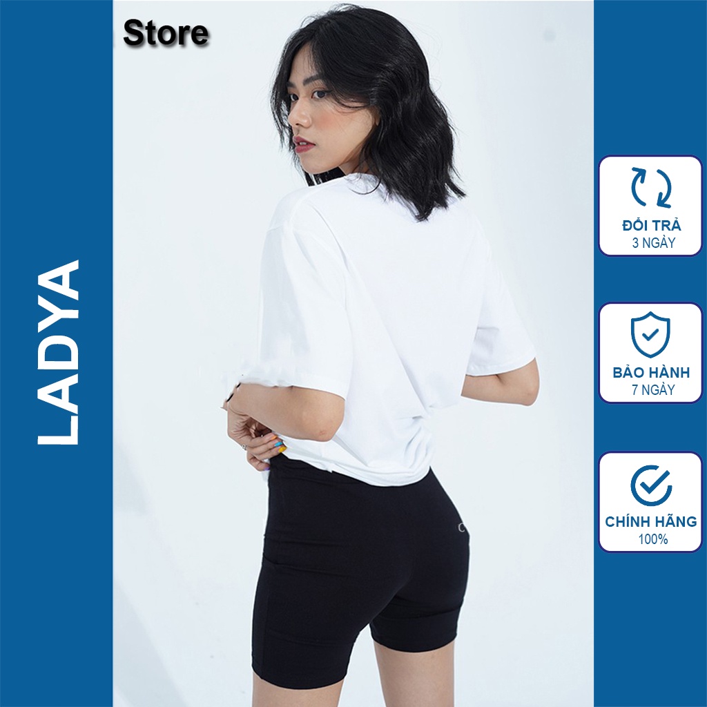 Quần legging đùi nâng mông vải thun dày dặn ôm body LADYA STORE