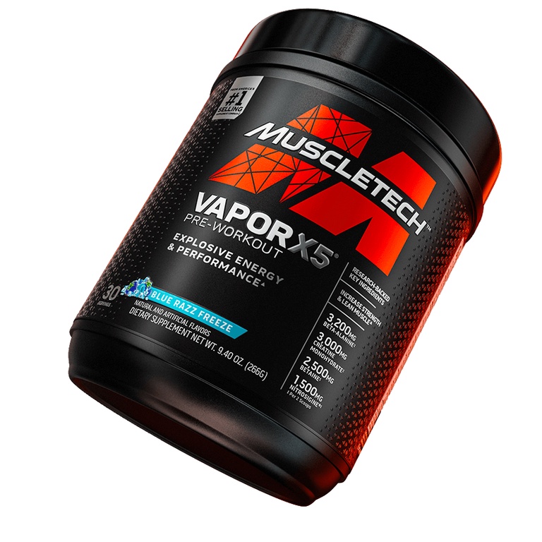 Pre-Workout Vapor X5 Next Gen - NHIỀU HƯƠNG VỊ - Hộp 30 lần dùng - HÀNG CHÍNH HÃNG MUSCLETECH
