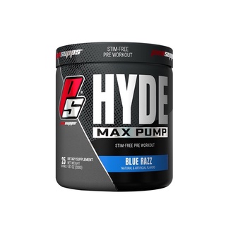 Hyde max pump prosupps preworkout không caffein