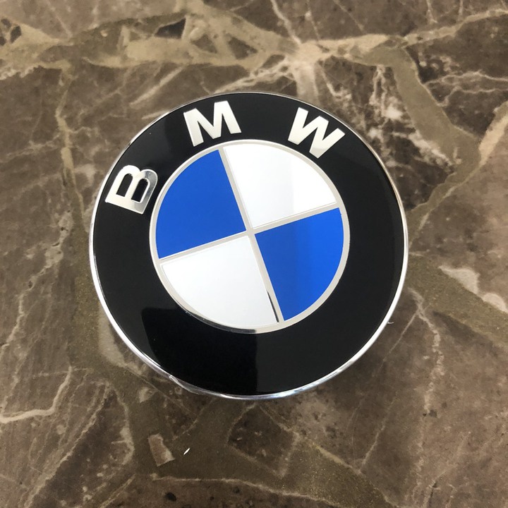 Logo chụp mâm, ốp lazang bánh xe ô tô BMW - Đường kính 68mm và 55mm - Nhựa ABS