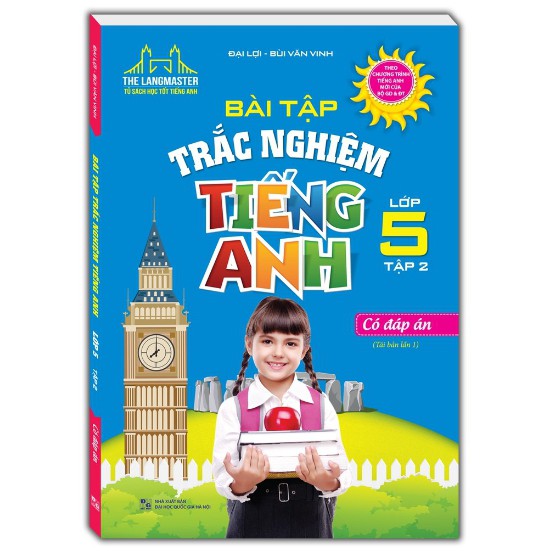 Sách - The langmaster - Bài tập trắc nghiệm tiếng Anh lớp 5 tập 2(tái bản 01)