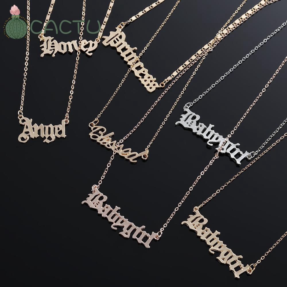 Vòng cổ Thép Không Gỉ Thời Trang Đáng Yêu Dành Cho Nữ