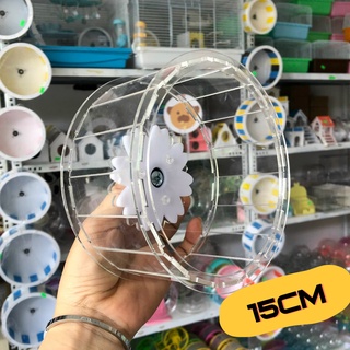 Wheel hamster trong suốt lắp ráp