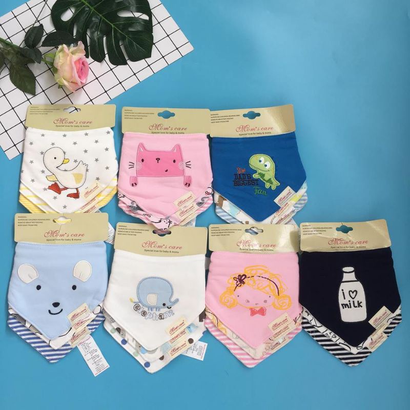 Set 3 khăn yếm Momcare giữ ấm cho bé