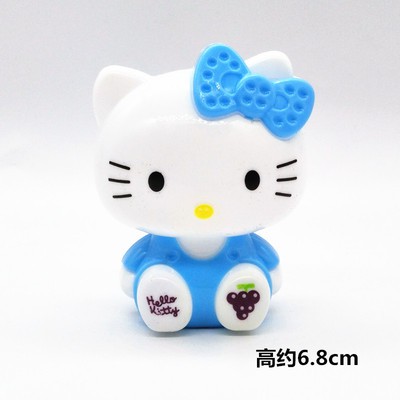 Mèo Kitty Trang Trí Bánh Kem Sinh Nhật Nhiều Màu