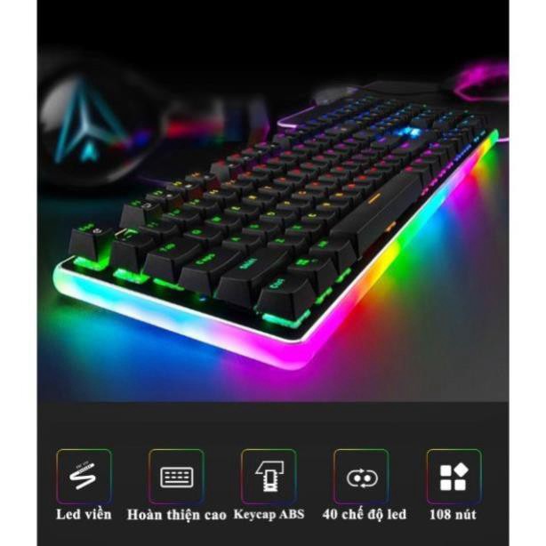 (CÓ SẴN) Bàn Phím Cơ Royal Kludge RK918 Version 3 - Led RGB Full bàn phím - Phần mềm tùy chỉnh Led và Custom Macro phím